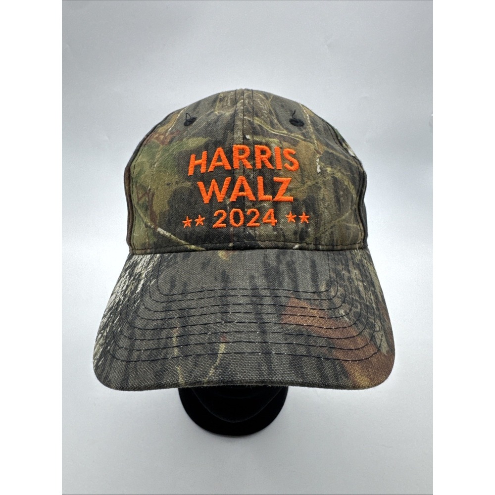 Port Authority Harris Walz Cap Mens OS Camo Good 2024 Election Realtree C855